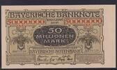 Bayern, 50 Millionen Mark Bayerische Notenbank München, -