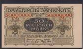 Bayern, 50 Millionen Mark Bayerische Notenbank München, -