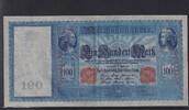 Deutsches Reich, Kaiserreich, 100 Mark Ro.34b, DEU.39b, Papier hellblau, Serie: G, -