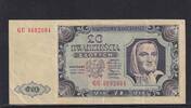 Polen  20 Zlotych 1948 gebraucht III,