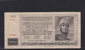 Drittes Reich, Böhmen und Mähren, 5000 Kronen Ro.568a, ZWK-23a, ohne Perforation SPECIMEN, -