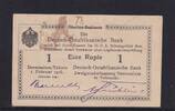 Deutsche Kolonien, Deutsch-Ostafrika, 1 Rupie Ro.928L, DOA-30a, Serie: R2, Wz. zwei Zeilen, -