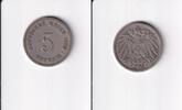 Deutsches Reich, Kaiserreich, 5 Pfennig großer Adler, -
