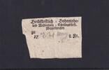 Altdeutschland, Baden-Württemberg, 8 Kreutzer, Weggeldzeichen, Chausseegeld. Hochfürstlich=Hohenlohe=und Waldenburg=Schillingsfürstl. Weggeldzeichen, -