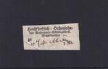 Altdeutschland, Baden-Württemberg, 3 Kr. Weggeldzeichen, Chausseegeld. Hochfürstlich=Hohenlohe=und Waldenburg=Schillingsfürstl. Weggeldzeichen, -