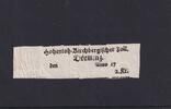 Altdeutschland, Baden-Württemberg, 2 Kr. Zoll, Chausseegeld. Hohenlohe=Kirchbergischer Zoll. Dörmenz, -