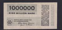 Weimarer Republik, Weimar, Landesregierung, 1 Million Mark Bauhaus, Entwurf Herbert Bayer, Serie: E, -