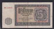 Deutschland, DDR, 5 Deutsche Mark Ro.349a, DDR-11a, Serie: BB, -