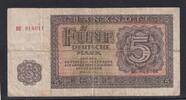 Deutschland, DDR, 5 Deutsche Mark Ro.349a, DDR-11a, Serie: BE, -