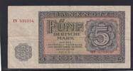 Deutschland, DDR, 5 Deutsche Mark Ro.349a, DDR-11a, Serie: EN, -