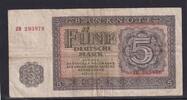 Deutschland, DDR, 5 Deutsche Mark Ro.349b, DDR-11b, Serie: ZB Ersatznote, -