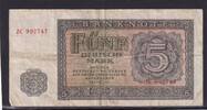 Deutschland, DDR, 5 Deutsche Mark Ro.349b, DDR-11b, Serie: ZC Ersatznote, -