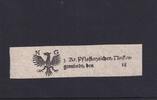 Altdeutschland, Baden-Württemberg, 3 Kreuzer Chausseegeld, Plasterzeichen, Neckargemündt, -