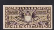Baden, Badische Bank, 500000 Mark Mannheim, -