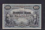 Bayern, 100 Mark München, Bayerische Notenbank, mit vorgedruckter 1, -