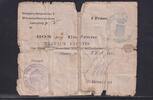 Kaiserreich, Besatzungsausgaben, Frankreich, 1 Franc Ro.401,Etappen-Inspektion ,Chauny, -