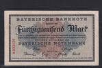 Bayern, 50000 Mark München, Bayerische Notenbank, -
