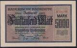 Bayern, 50000 Mark München, Bayerische Notenbank, -