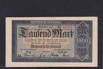 Bayern, 1000 Mark München, Bayerische Notenbank, KN 5 stellig, Serie: AA, -