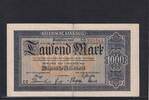 Bayern, 1000 Mark München, Bayerische Notenbank, KN 6 stellig, Serie: CC, -