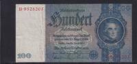Deutsches Reich, Drittes Reich, 100 Reichsmark Ro.176a, Deu-211a, Friedensdruck, Udr.-Bst. C, Serie: B, -