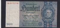 Deutsches Reich, Drittes Reich, 100 Reichsmark Ro.176a, Deu-211a, Friedensdruck, Udr.-Bst. G, Serie: Q, -