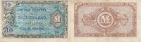 Deutschland, Alliierte Besatzung, 10 Mark Ro.203d UdSSR-Druck KN 8 stellig -