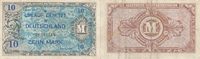 Deutschland, Alliierte Besatzung, 10 Mark Ro.203d UdSSR-Druck KN 8 stellig -