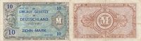 Deutschland, Alliierte Besatzung, 10 Mark Ro.203d UdSSR-Druck KN 8 stellig -