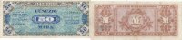Deutschland, Alliierte Besatzung, 50 Mark Ro.205d UdSSR-Druck KN 8 stellig -