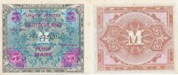 Deutschland, Alliierte Besatzung, 5 Mark Ro.202d UdSSR Druck KN 8stellig, -