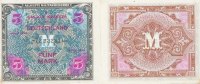 Deutschland, Alliierte Besatzung, 5 Mark Ro.202d UdSSR Druck KN 8stellig, -