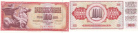Jugoslawien 100 Dinara 1986 Kassenfrisch I 1,99 EUR prix TTC + 7,00 EUR frais d'envoi