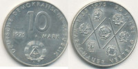 Deutschland,DDR, 10 Mark J.1557, 20 Jahre Warschauer Vertrag, -