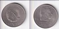 Deutschland, DDR, 20 Mark Friedrich Schiller, -