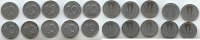 Deutschland 10 Pfennig DDR Lot 10 Stück -