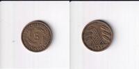 Deutsches Reich, Drittes Reich, 5 Reichspfennig 1935 D ss+., Messing, 2,99 EUR prix TTC + 7,00 EUR frais d'envoi