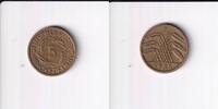Deutsches Reich, Drittes Reich, 5 Reichspfennig 1935 F ss+., Messing, 2,99 EUR prix TTC + 7,00 EUR frais d'envoi