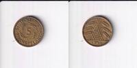 Deutsches Reich, Drittes Reich, 5 Reichspfennig 1936 D ss+., Messing, 2,99 EUR prix TTC + 7,00 EUR frais d'envoi