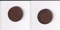Deutsches Reich, Drittes Reich, 2 Reichspfennig 1938 A vz, Kupfer 3,99 EUR prix TTC + 7,00 EUR frais d'envoi