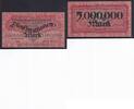 Weimarer Republik, Württemberg, 5 Millionen Mark Württembergische Notenbank Stuttgart, -