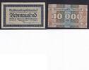 Weimarer Republik, Württemberg, 10000 Mark Württembergische Notenbank Stuttgart, -