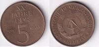 Deutschland, DDR, 5 Mark 20 Jahre DDR, -