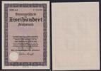 Deutsches Reich, Drittes Reich, 200 Reichsmark Steuergutschein -