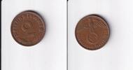 Deutsches Reich, Drittes Reich, 2 Reichspfennig -