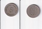 Deutsches Reich, Kaiserreich, 5 Pfennig kleiner Adler, Kupfer/ Nickel, -
