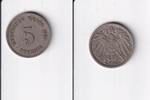 Deutsches Reich, Kaiserreich, 5 Pfennig großer Adler, Kupfer/Nickel, -