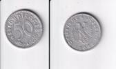 Deutsches Reich, Drittes Reich, 50 Reichspfennig 1942 A TTB Alu,