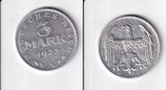 Weimarer Republik, 3 Mark ohne Umschrift, -