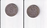 Deutsches Reich, Kaiserreich, 5 Pfennig großer Adler, -